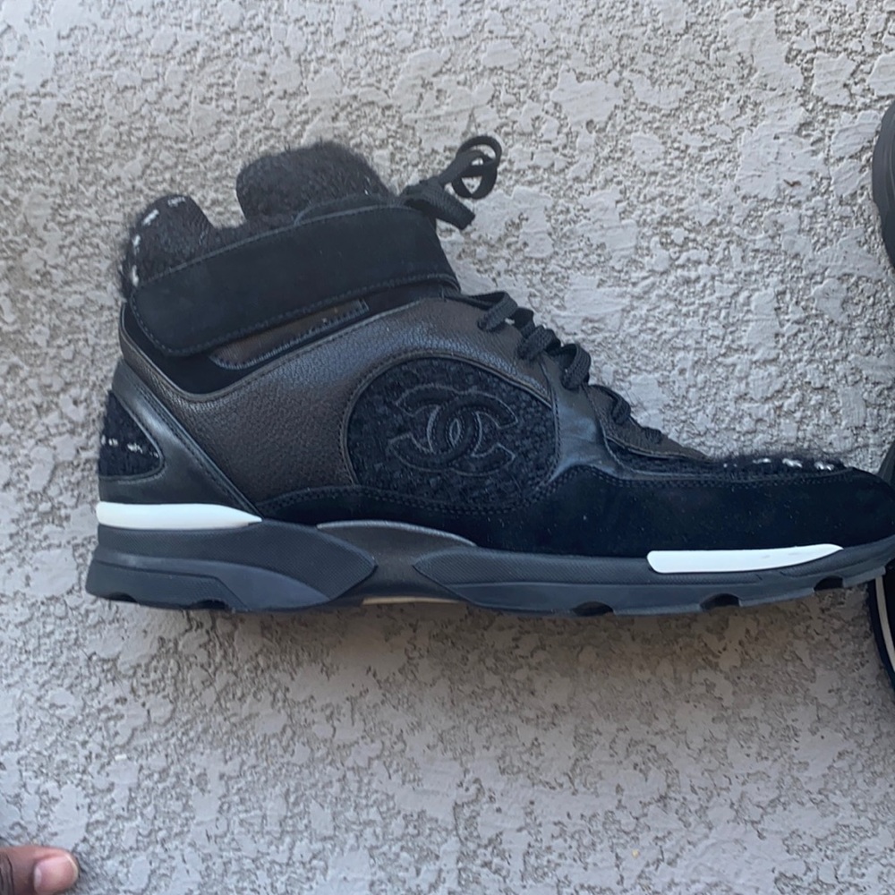 Chanel hi top men’s sneakers